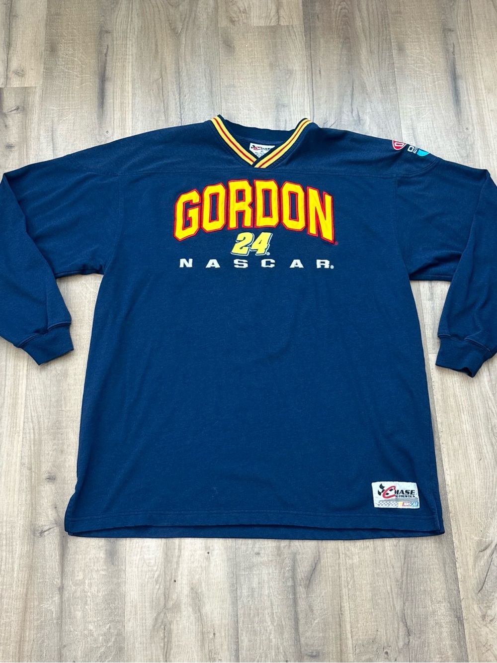 Vintage Jeff Gordan 24 Spell Out Nascar Chase Authentic Sweatshirt Adult XL 🏁